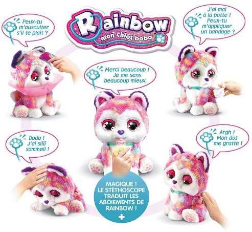 Интерактивна играчка кученце Хъски Vtech Husky Rainbow