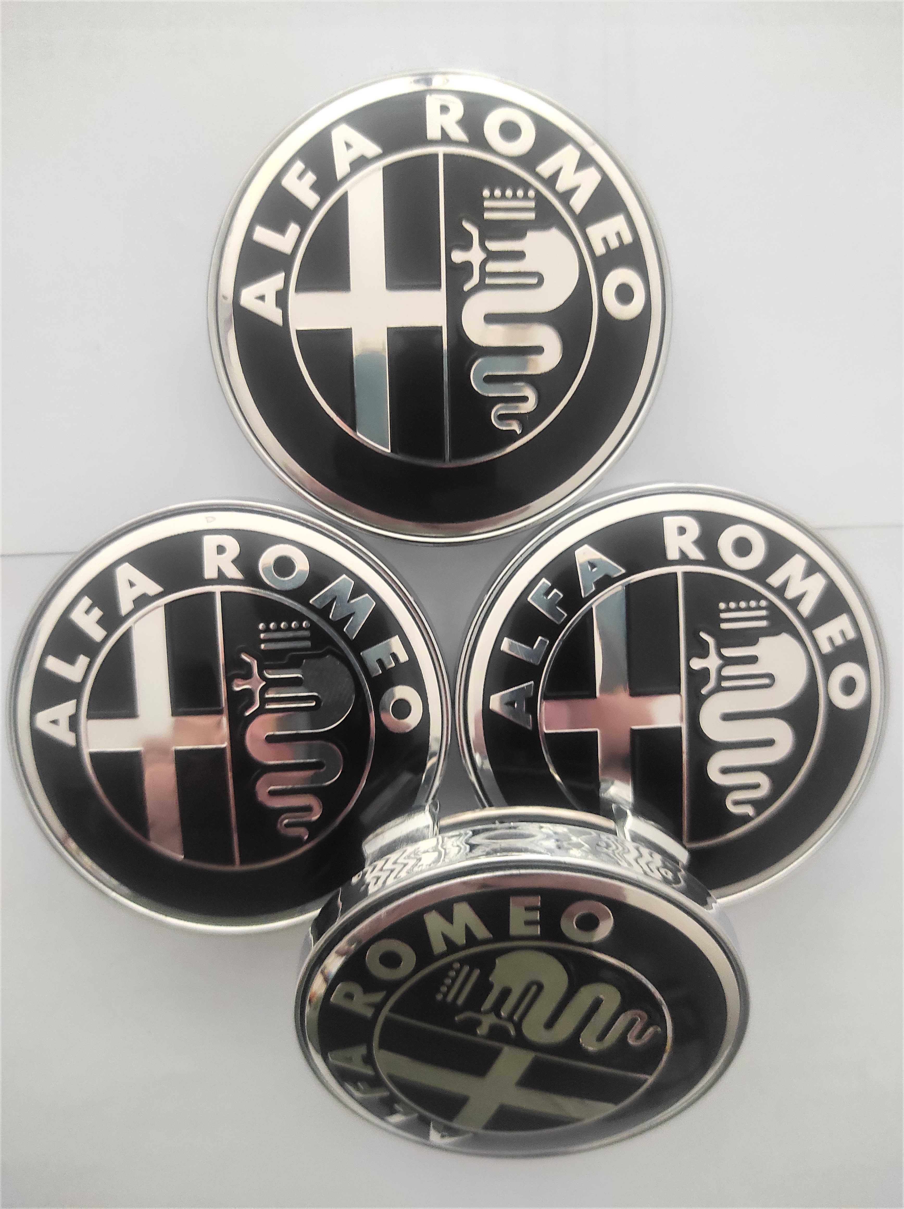Капачки за Джанти за АЛФА РОМЕО/ALFA ROMEO 60 мм. Цвят: Цветни и черни