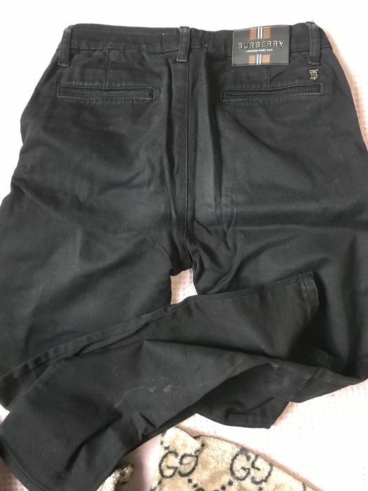 Черные брюки Burberry оригинальные