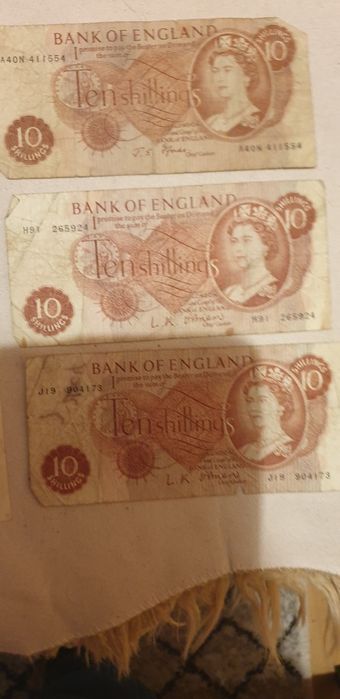 Bancnota de 10 selling England