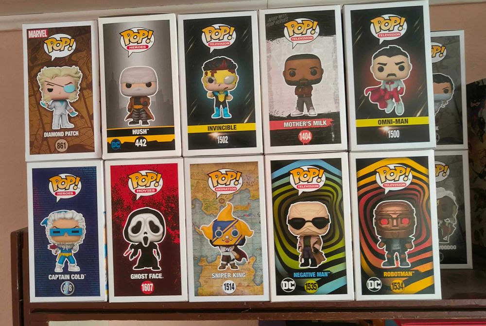 Funko POP - DC, Marvel, The Boys, League of Legends, anime, etc.