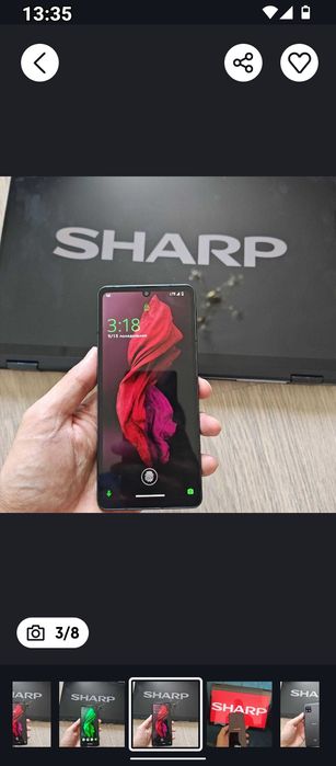 Sharp ( 100% made in Japan) 62 gb.