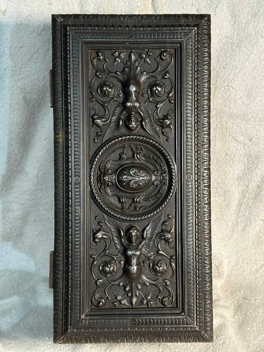 CASETA BIJUTERII STIL GOTIC - Antimoniu patinat - 6.5kg - Cutie -Sec19