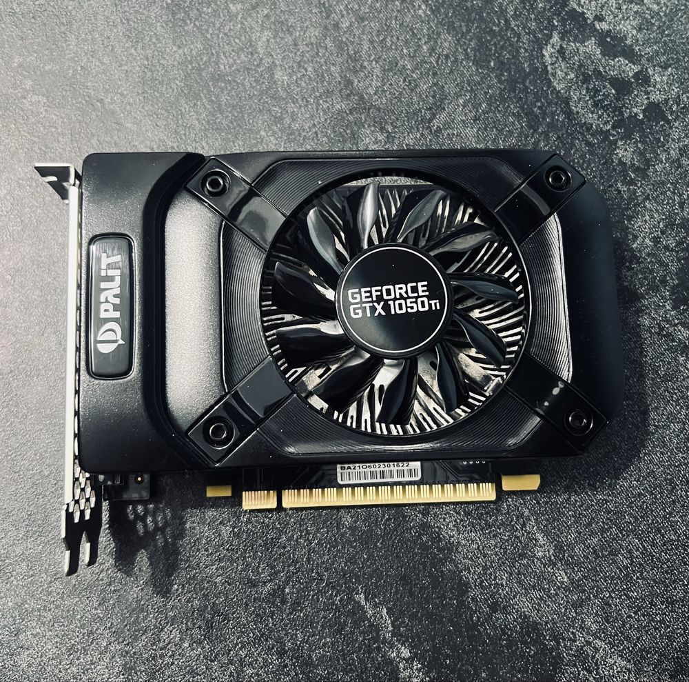 Видеокарта PALIT GTX 1050Ti 4Gb идеал на пломбе!