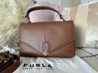 Оригинална дамска чанта FURLA от естествена кожа