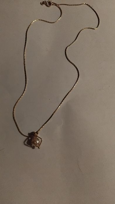 lănțișor aur 585, 2 grame, lanț + pandantiv, stare foarte bună