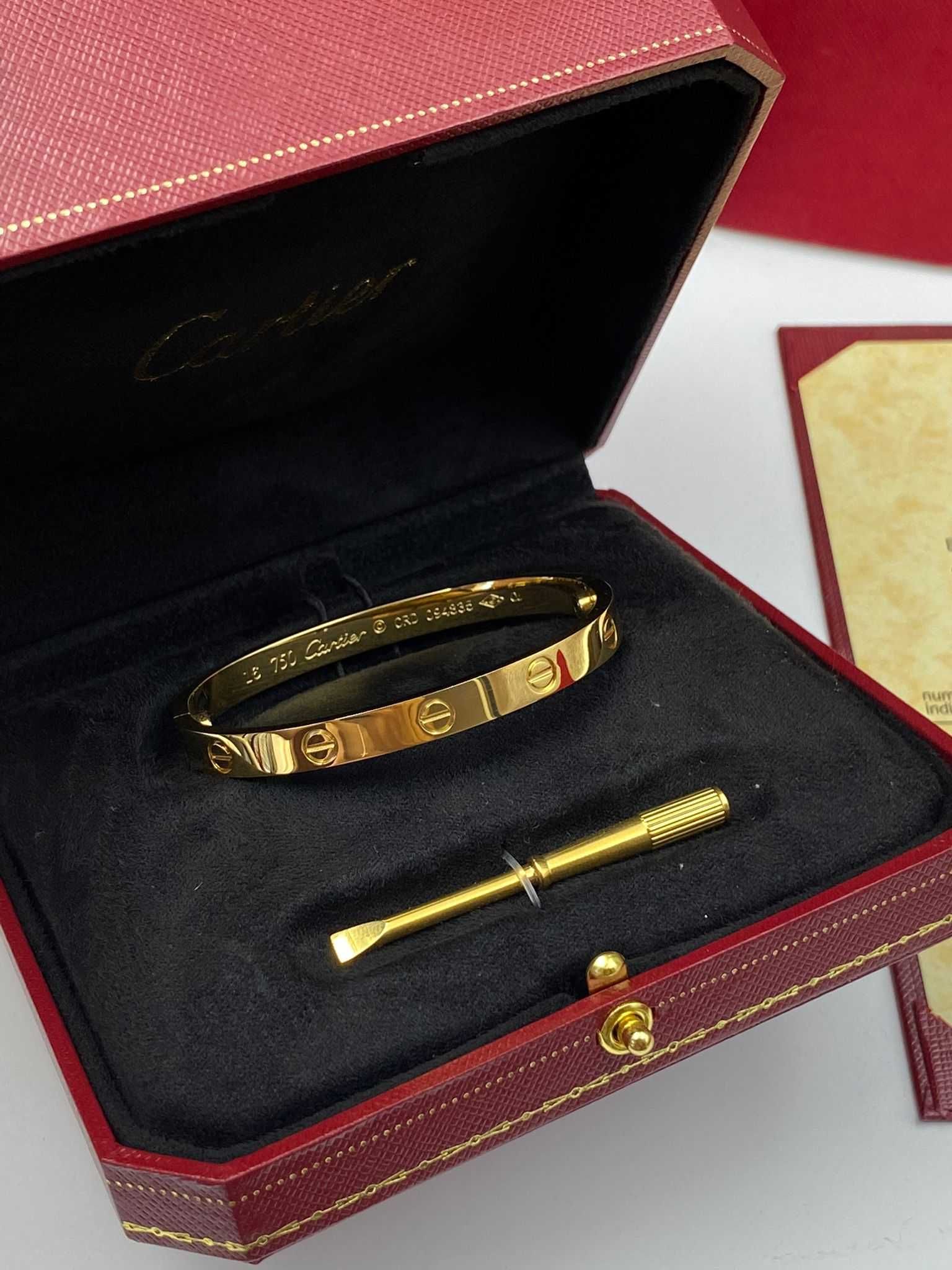 Brățară Cartier LOVE 19 Gold 23K