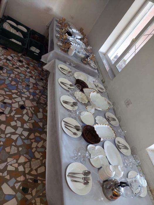 Прокат посуды и столов. Аренда, казан-ошак, титан қазан ошақ