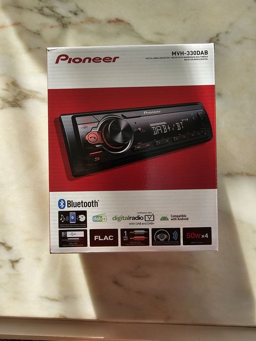 Pioneer MVH-330DAB – Media Player Auto cu Bluetooth, DAB+, USB, FLAC