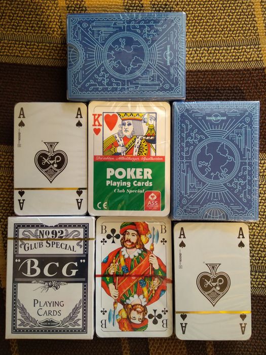 Карти за игра белот,покер и д-р.