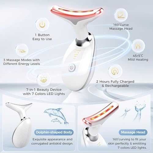 Нов Портативен масажор за лице шия двойна брадичка здраве красота жени