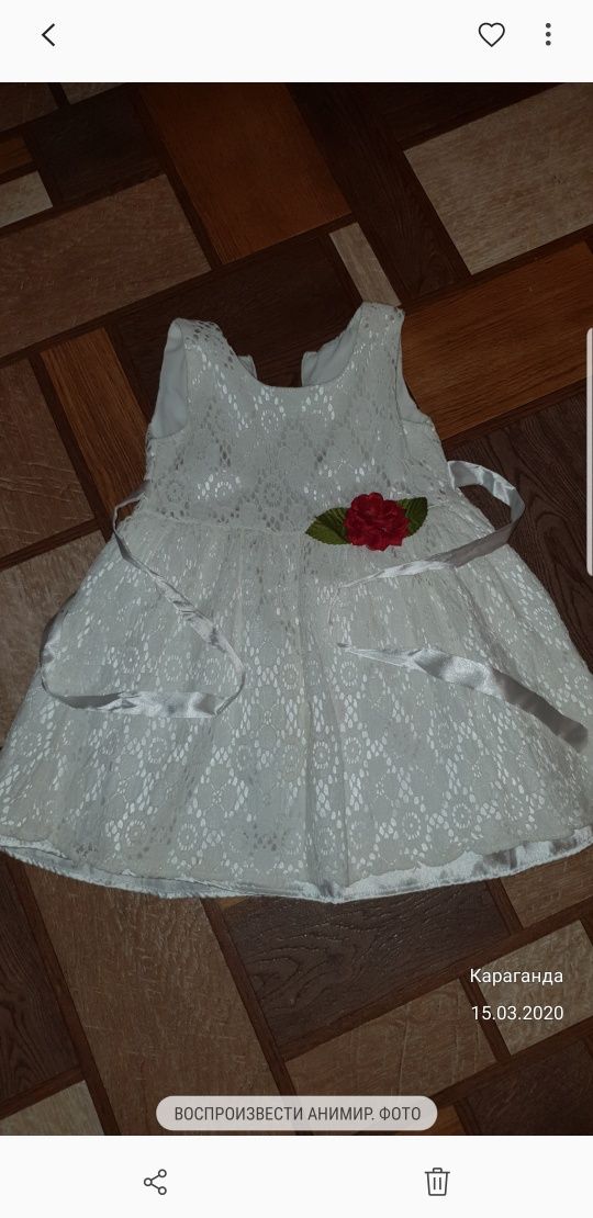 Платье с балеро для девочки