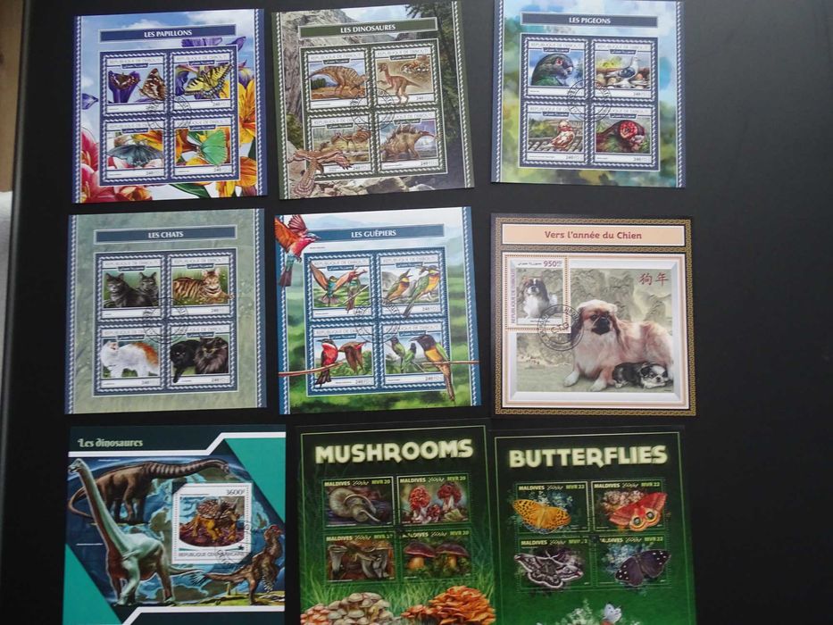 50 colite stampilate , timbre tematice Fauna/Animale (Lot 3109)