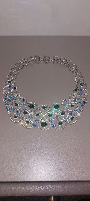 Бижютерий колье, вечерный клач