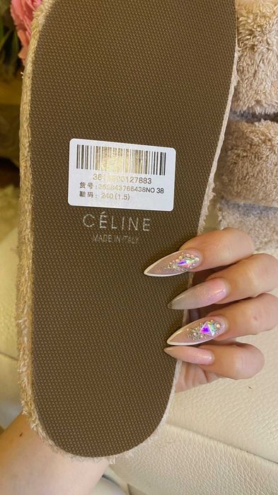 Чехли СЕЛИН*celine slides thriomphe 37/38 C e l i n e