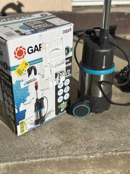 Pompa submersibila pentru butoi Gardena 4700/2 Inox Automatic