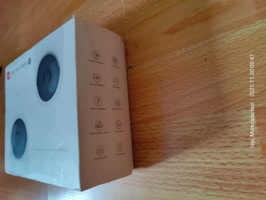 Set 2 camere de Supraveghere Inteligenta Smart YI Home 1080p, Wi-Fi,