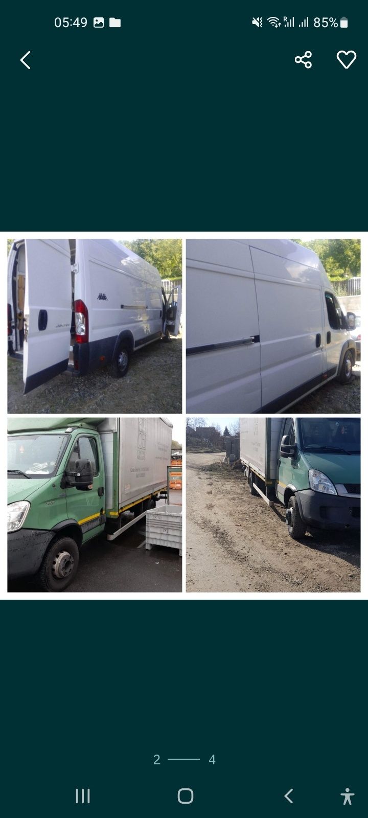 Transport marfa cu prelata și lift,7 t,și 3,5 t