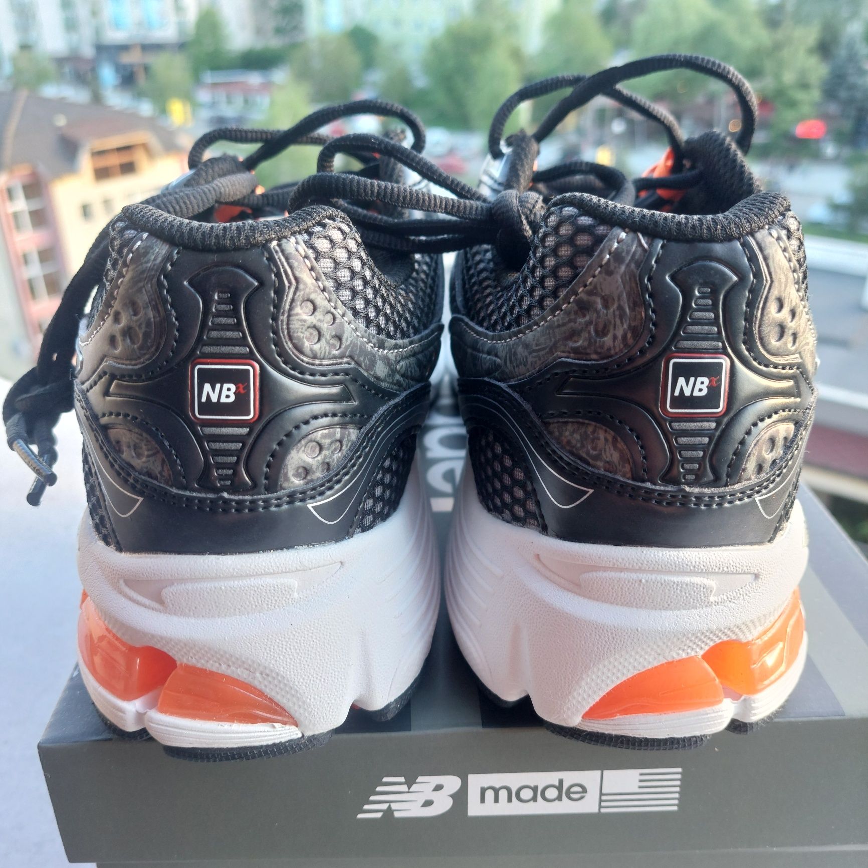 New Balance 1064 Black Silver Orange