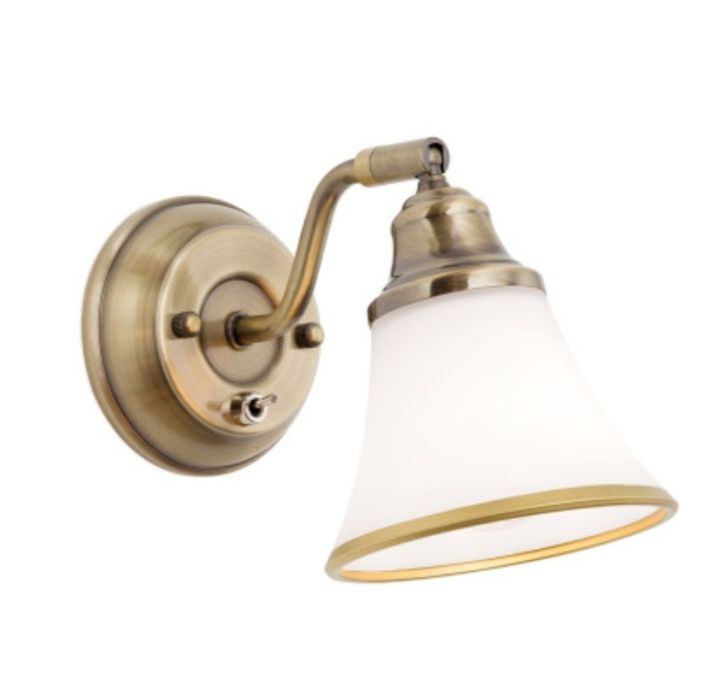 Лампа WA 2-1228/1 Patina, Винтидж стенна, 1 x E14, Рустик 2, Orion Lig