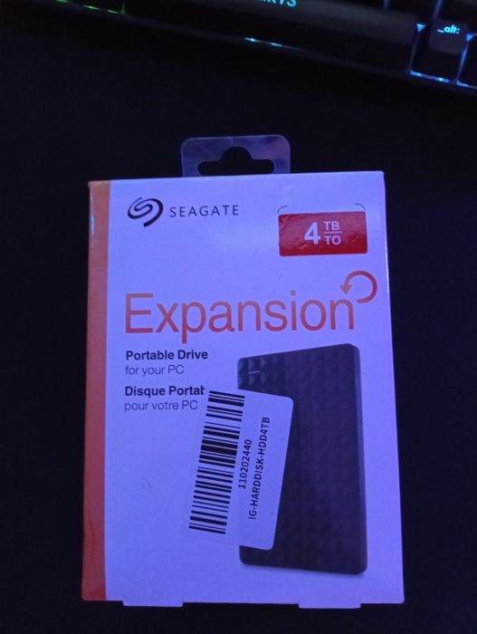 Hdd extern seagate expansion sigilat 4T