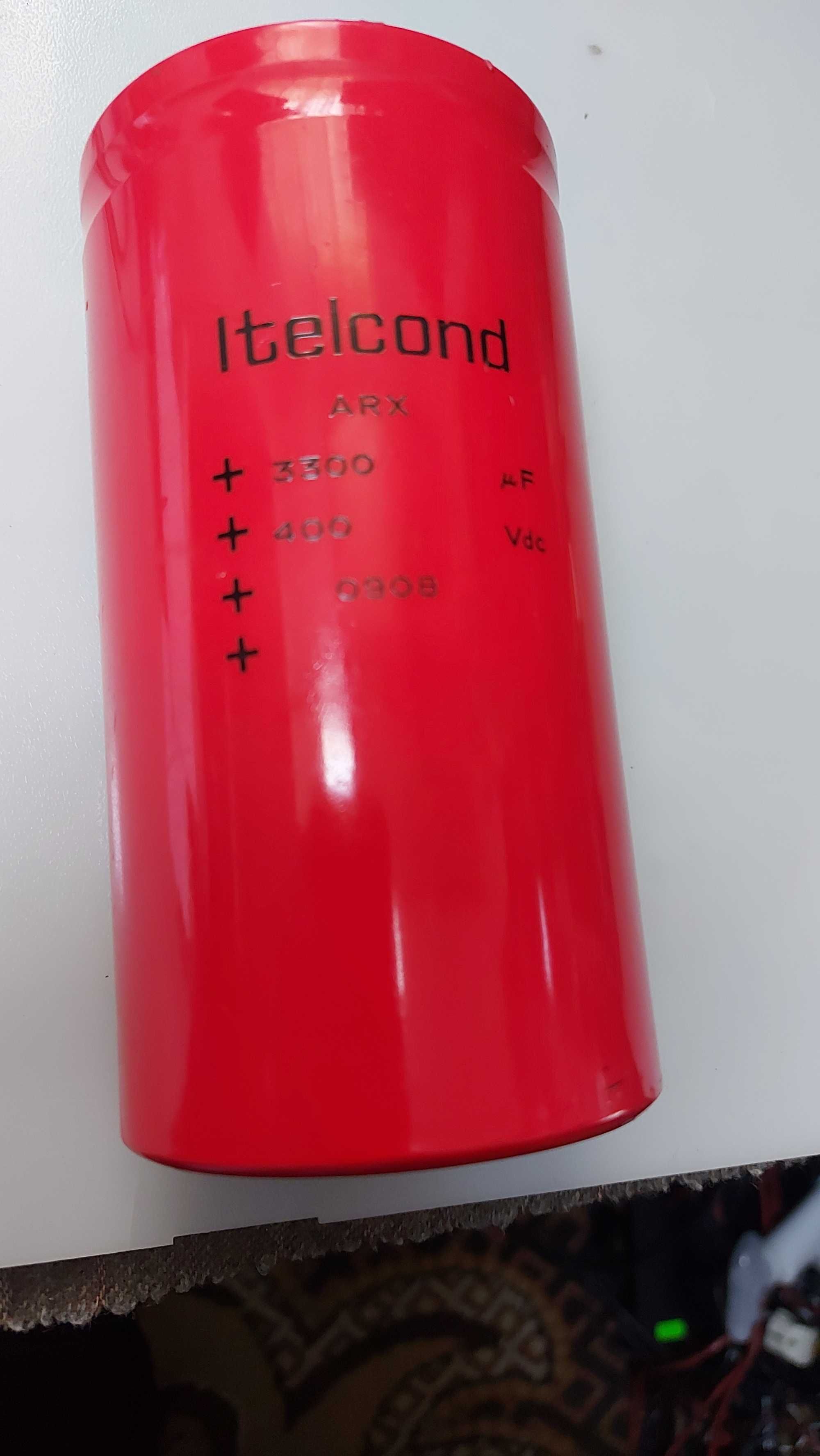 Condensator electrolitic Intelcond , 3300 mcroF/ 400 v, curent continu
