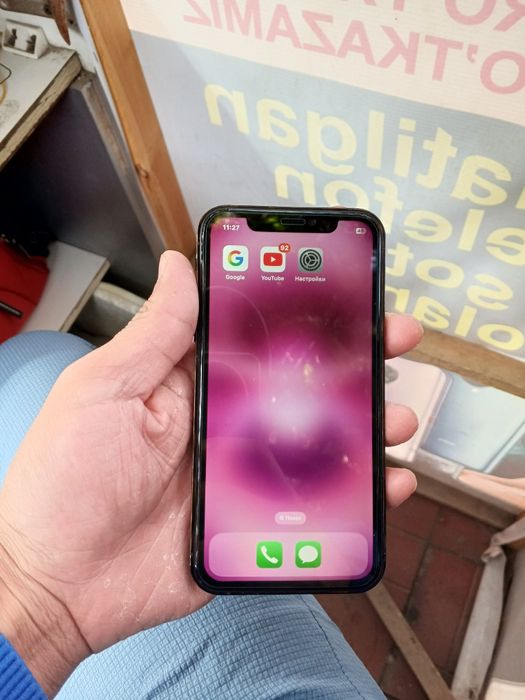 Ipxone XR 14pro qlingan restaling 128gb xolati yangi