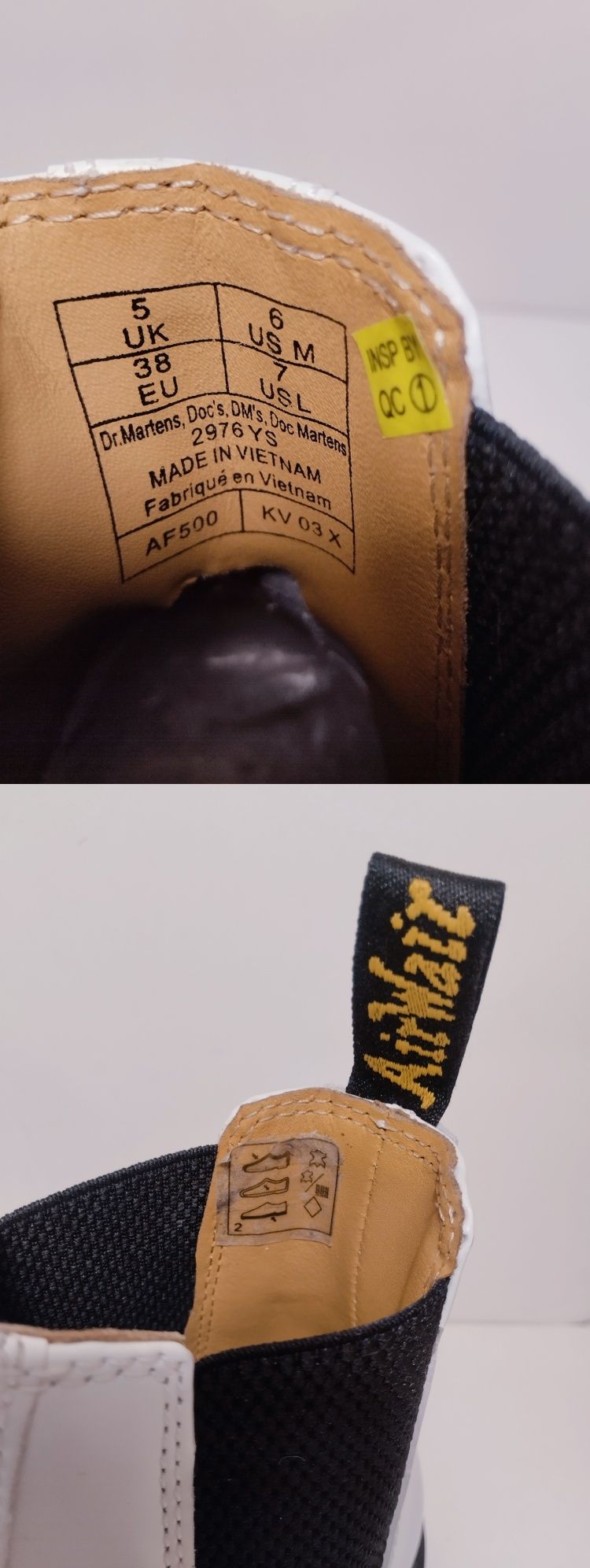 Dr.  Martens 2976 YS Boots Дамски Боти Челси Естествена Кожа Номер 38