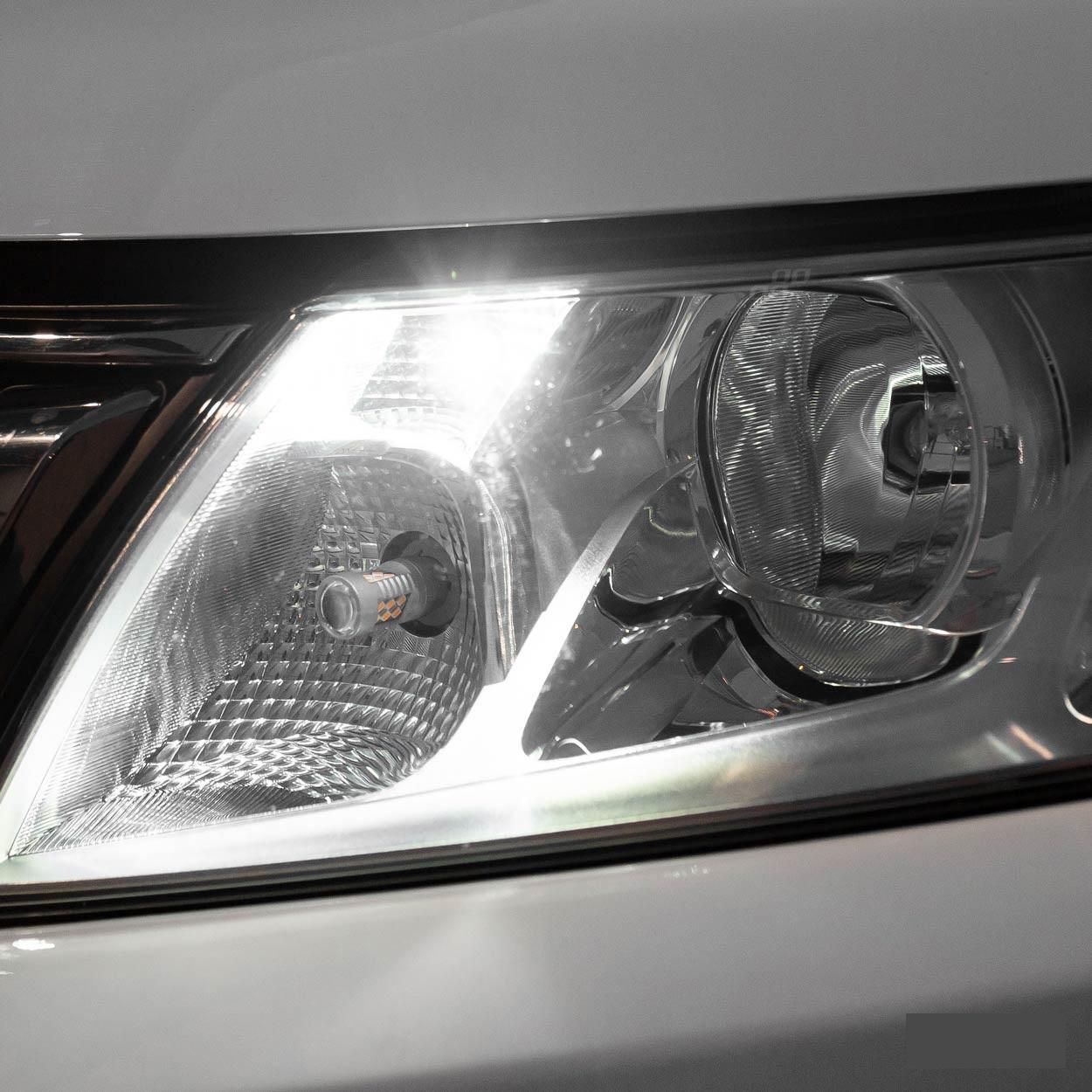 комплект 2броя led диодни габаритни крушки flyseen fls6001, t10  ...
