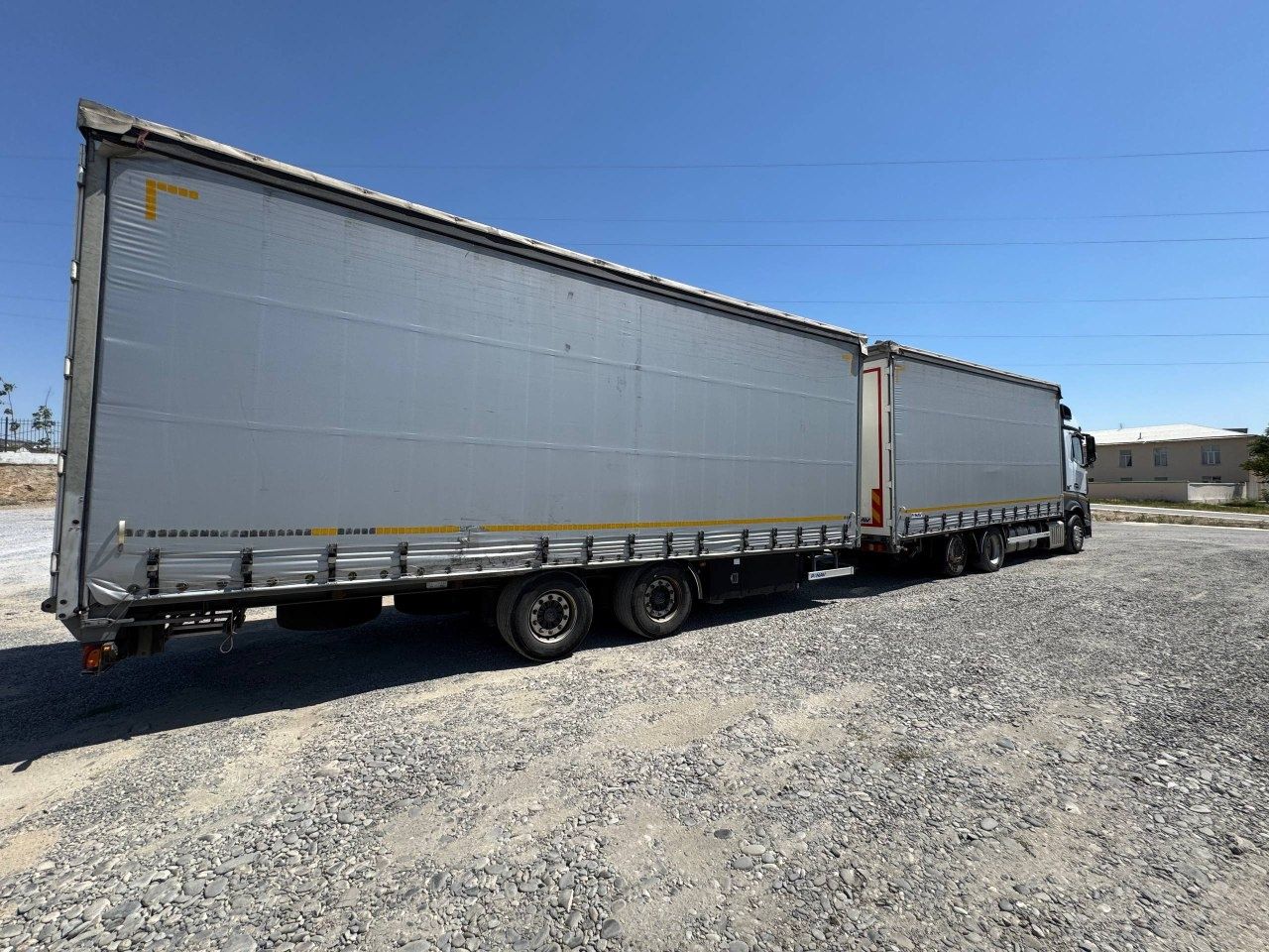 Mercedes Actros паравоз + Panav прицеп Сотилади