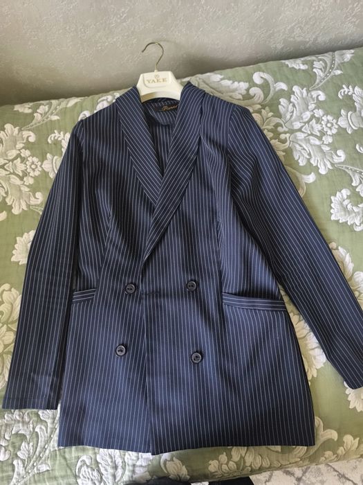 Женский  пиджак в полоску