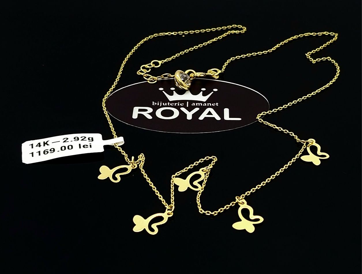 Bijuteria Royal lant din aur 14k 2.92 gr