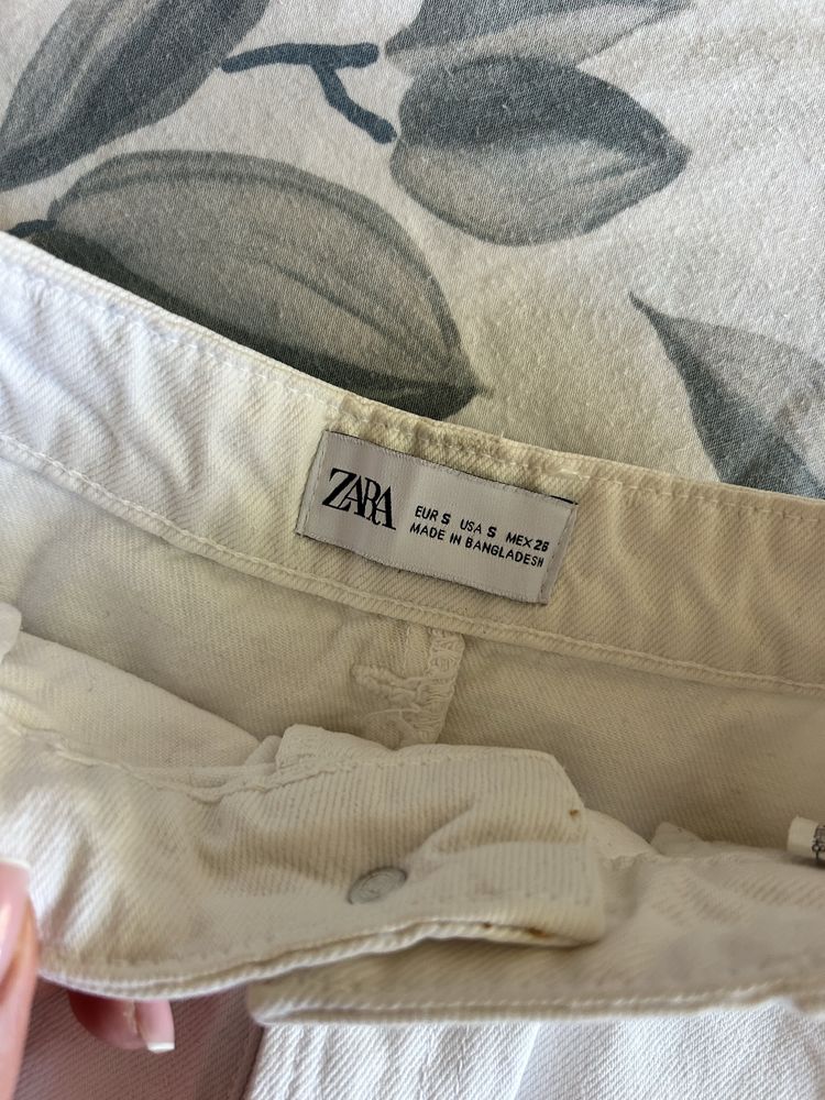 Къса бяля пола Zara(дънкова)
