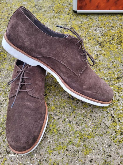 Pantofi piele intoarsa Pollini marimea 44 noi