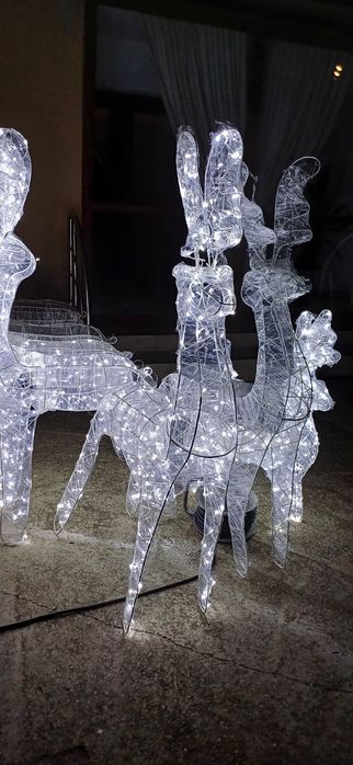 Reni luminoși Cerbi de crăciun