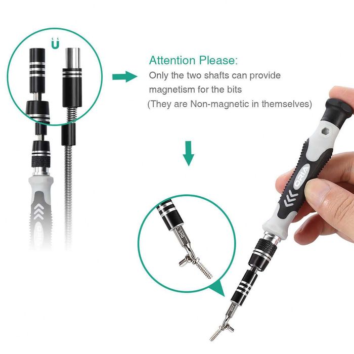 Surubelnita de precizie - Oria 60 in 1 Precision Kit (iPhone, Macbook)