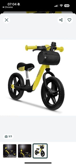 Bicicleta fara pedale Lionelo