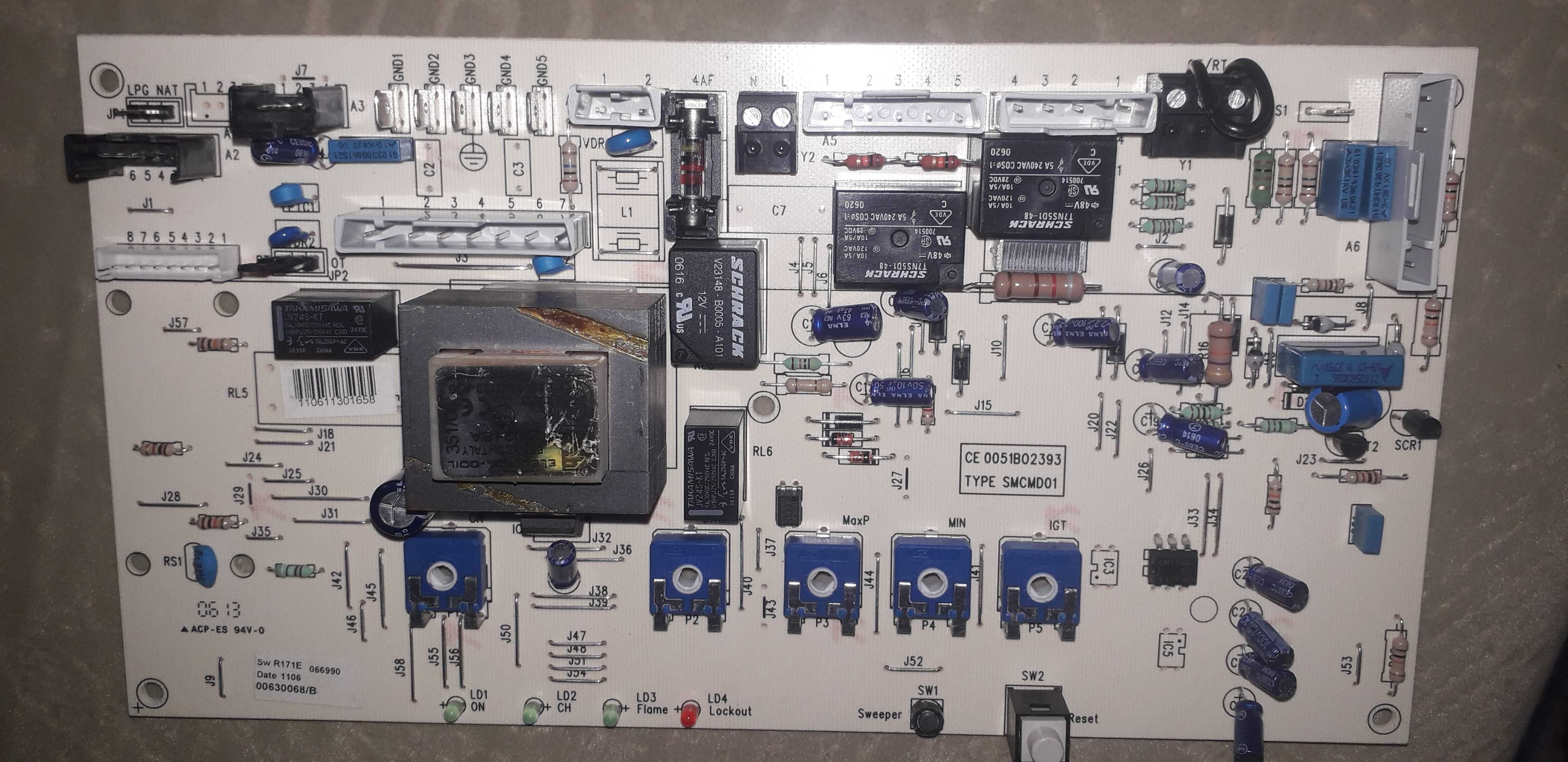 Placa electronica centrala  BUDERUS LOGOMAX UO12-24K