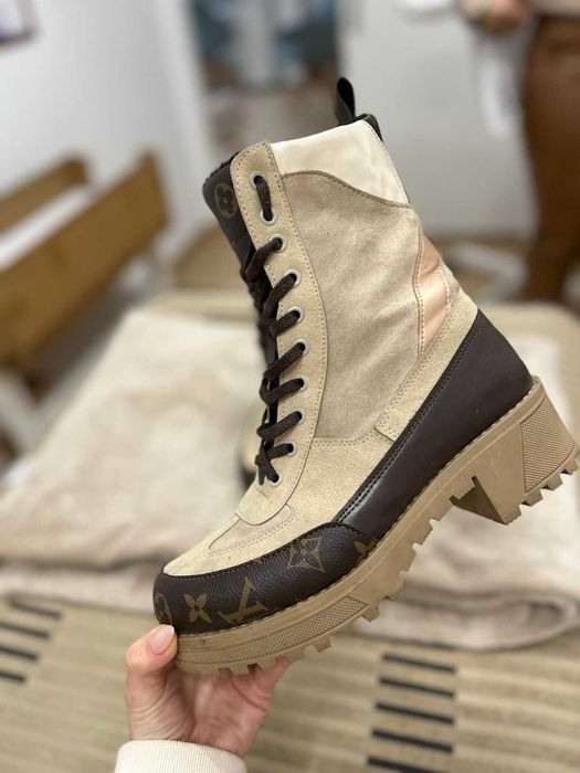 Удобни дамски боти Louis Vuitton