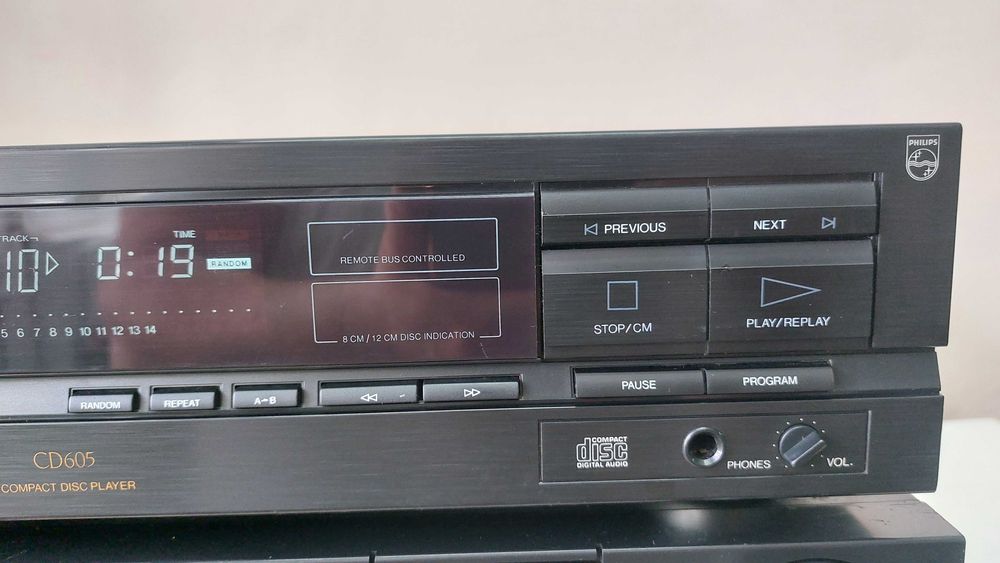 Philips CD 605 muzica la player vintage sunet TOP