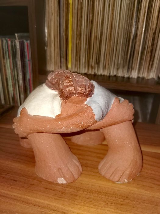 Фигура скулптура керамика рядка пластика на сумисти борци ръчна работа