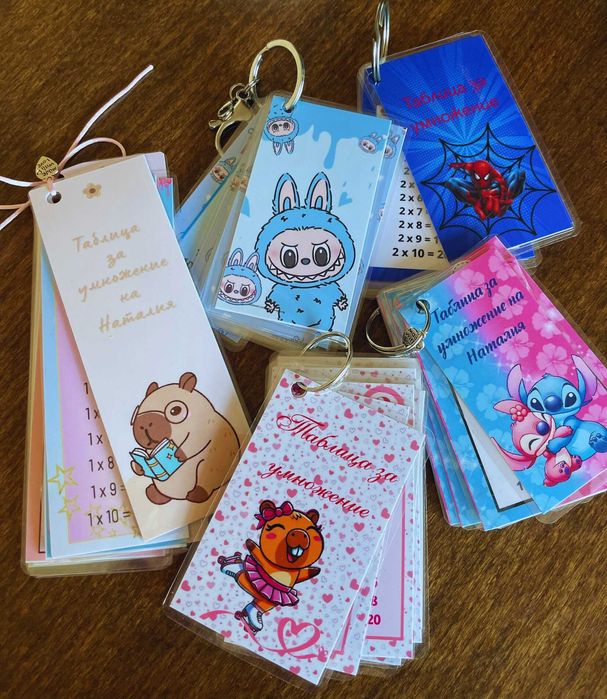 Таблица за умножение и деление - Флаш карти