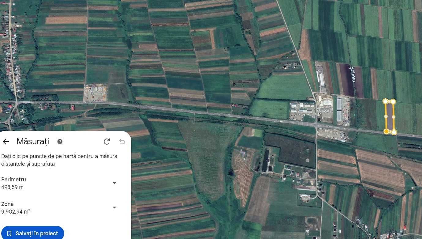 Teren 10.000 mp langa Weber, DEZSTORE, la DN E58 spre Gura Humorulu