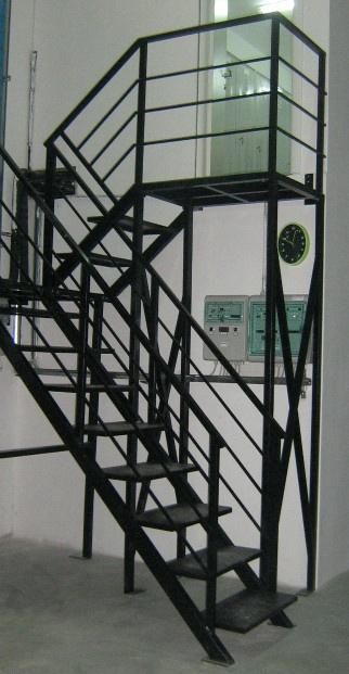 Scara metalica zincata exterioara pt  casa , beci și incendiu ISU