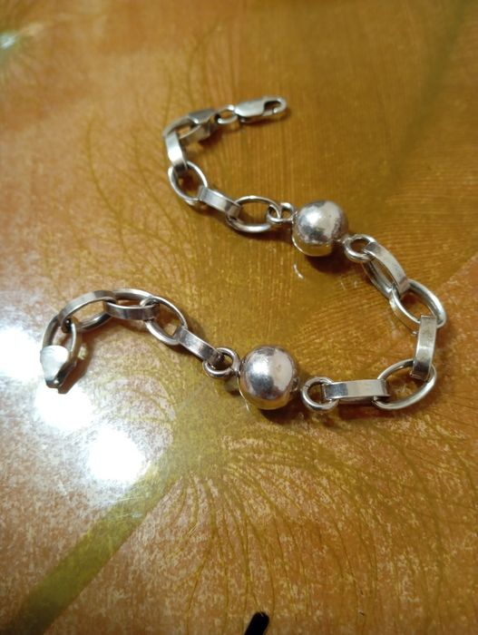 Brățara argint masiv