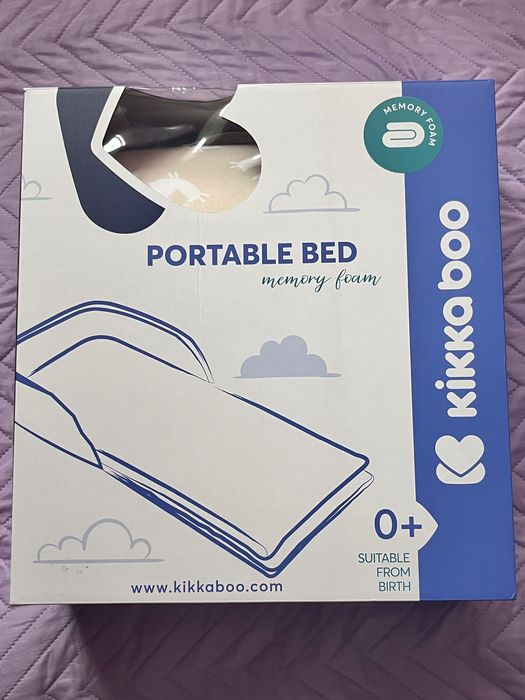 Преносимо бебешко легло 2 в 1 KikkaBoo - Rabbit