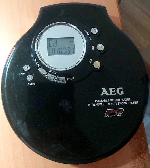CD Player Portabil AEG CDP 4212 - MP3 & Anti-Șoc Avansat!
