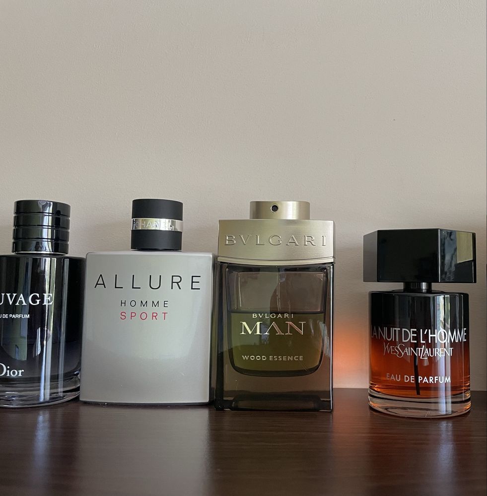 Chanel Bleu de Chanel Dior Sauvage Allure Homme Sport YSL Bvlgari Man