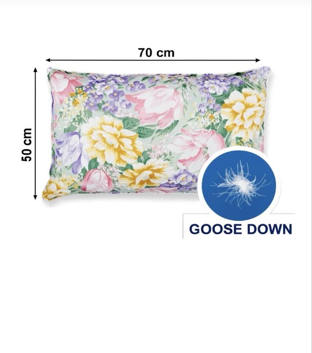 Set 2 perne cu puf de gâscă si pene ,Boema Home Deco