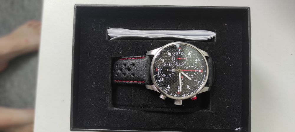Ceas original Audi Sport Chronograph Carbon